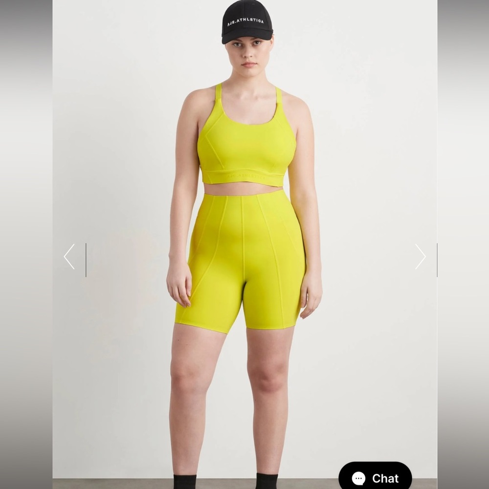 New Aje Athletic neon bra and shorts set!